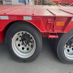 Nuevo Semirremolque de Plataforma Baja de Acero de 50 Toneladas, 2 Ejes, para Transporte Seguro - Product Image 5