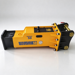 Martillo Hidráulico Silencioso SOOSAN SB50, Accesorio para Excavadora, Martillo de Demolición para Roca y Hormigón, Máquina de Construcción - Product Image 1