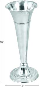 Vase à fleurs en aluminium de style haut de gamme, durable et léger, une belle pièce décorative pour l'intérieur et l'extérieur, maison et jardin, en gros - Product Image 2