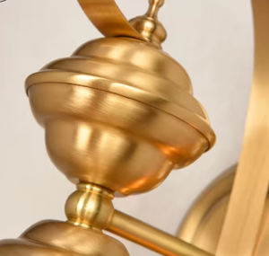 Lampu dinding taman emas perlengkapan luar ruangan teras Antik lentera luminer tahan air - Product Image 5