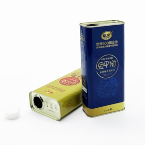 Lata Rectangular de Hojalata de Grado Alimenticio de 1L para Aceite de Oliva con Acabado Lacado, Impresión Offset, Logotipo Personalizado y Tapa de Plástico - Product Image 6
