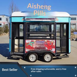 Carro Comercial Multifuncional para Tienda Móvil, Centro Comercial, Campamento, Carro de Comida, Carro de Aperitivos Móvil - Product Image 4