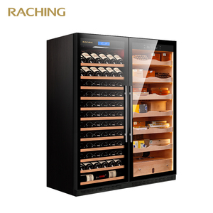 Raching Cs600 Double Doors Electronic Wine <b>Cooler</b> Cabinet Storage Cs600 Cigar Humidor - Product Image 4