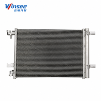 Condenseur en aluminium brasé YunChi pour Chevrolet Cruze MT avec pièce auto OEM 13267648 pour climatiseur