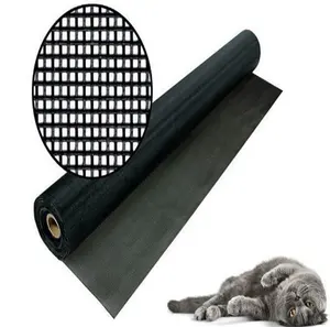 Fire Resistant Cat Proof Window Screens Pet Resistant Mesh Vinyl Coated Polyester Screen Pet Resistant Screen