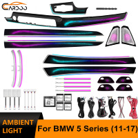 Kit de Accesorios de Iluminación LED Interior para Automóvil Cardoo F10 Upgrade Galaxy Ambient para BMW Serie 5 F11 F18 2011-2017, Moldura de Luz para Puerta