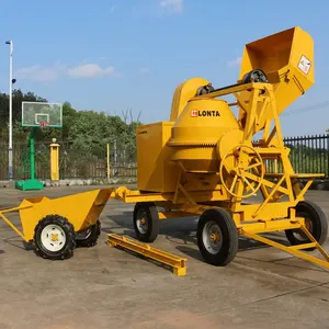 Lonta jh510 510L betonniere beton vữa xi măng Mixer di động động cơ diesel tự tải trộn bê tông giá trong Nigeria