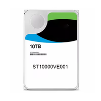 Nouveautés Disques durs ST10000VE001 10 To 7200 tr/min 256 Mo 3,5 pouces Serveur Interne SATA 3.0 Interface 6 Gbit/s HDD Métal Plastique