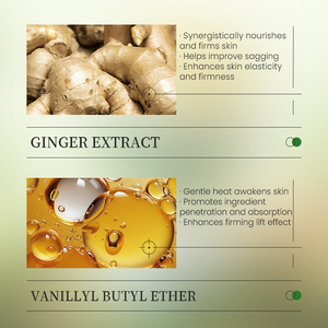 Crème raffermissante au gingembre KORMESIC Private Label 50g, crème liftante pour le visage et le corps, lotion hydratante douce, crème apaisante, hydratant - Product Image 4