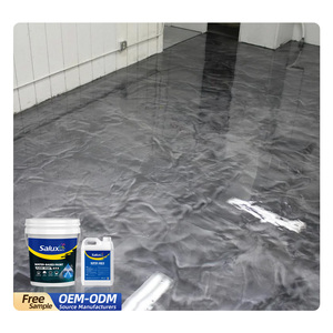 Revestimiento Epóxico Ecológico de 2 Componentes Resistente a los Arañazos, Resina Transparente Autonivelante, <span class=keywords><strong>Piso</strong></span> de Porcelana Líquida <span class=keywords><strong>para</strong></span> Aplicar con Brocha - Product Image 4