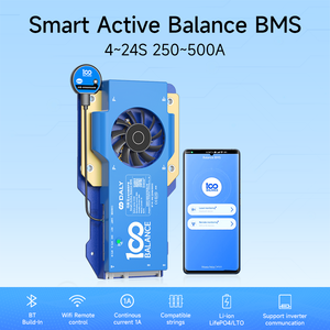 Thông minh <span class=keywords><strong>BMS</strong></span> 8S-17S 0.4A 0.6A 1A hoạt động cân bằng pin 300A 500A BT WIFI 10S 12S 13S 14S 16S <span class=keywords><strong>BMS</strong></span> Lithium Ion Hệ thống pin - Product Image 5