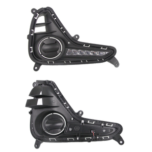 DRL para Hyundai <span class=keywords><strong>Grand</strong></span> <span class=keywords><strong>I10</strong></span> 2017 2018 2019 con Señal de Giro, Luces de Circulación Diurna DRL LED de 12V para Coche, Lámpara Antiniebla - Product Image 1