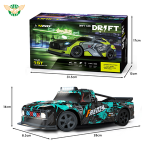 YF Coche de Derrape a Escala 1:16 <span class=keywords><strong>RC</strong></span>, Juguetes para Niños, Coche de Control Remoto 4x4, Coches de Carreras Eléctricos para Niños de Derrape <span class=keywords><strong>RC</strong></span> 2.4Ghz - Product Image 6