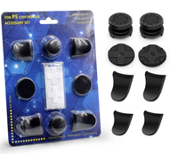 Extension de gâchette de manette de jeu antidérapante, croix + bouton + capuchon de joystick, 8 en 1, accessoires pour PS5