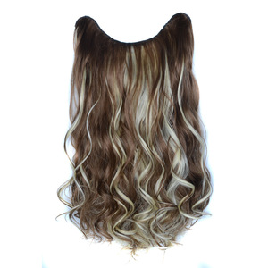 Extensión <span class=keywords><strong>de</strong></span> cabello ondulado grande Pieza <span class=keywords><strong>de</strong></span> Peluca <span class=keywords><strong>de</strong></span> una pieza para dama - Product Image 5