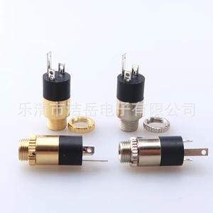 Conector de Audio y Video Leqing Jueyue Electronics PJ-392 de 3.5mm con 3 Pines para Montaje en Panel, Chapado en Oro - Product Image 5