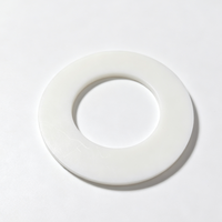 Joint en PTFE vierge, résistant aux hautes températures et aux produits chimiques, rondelle plate en téflon pour l'étanchéité des raccords de pipeline, taille personnalisée OEM