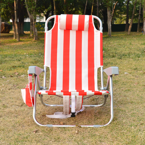 Chaise <span class=keywords><strong>de</strong></span> plage <span class=keywords><strong>chic</strong></span> <span class=keywords><strong>de</strong></span> style brésilien - Aluminium antirouille et poche isolée pour club <span class=keywords><strong>de</strong></span> plage haut <span class=keywords><strong>de</strong></span> gamme et maison d'hôtes <span class=keywords><strong>de</strong></span> luxe - Product Image 1