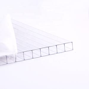 Hoja hueca de policarbonato de 4mm-12mm con protección UV, hojas solares y hojas en relieve de PC para <span class=keywords><strong>cubierta</strong></span> de techo de balcón - Product Image 5