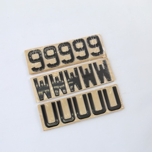 Letras acrílicas 4D para matrícula <span class=keywords><strong>de</strong></span> <span class=keywords><strong>coche</strong></span>, estilo Reino Unido, 52*11cm, <span class=keywords><strong>con</strong></span> película reflectante, venta al por mayor - Product Image 3