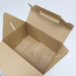 New Design Corrugated Board Recyclable Handbag Shape Printed Food Packaging <b>Paper</b> <b>Box</b> - Product Image 6
