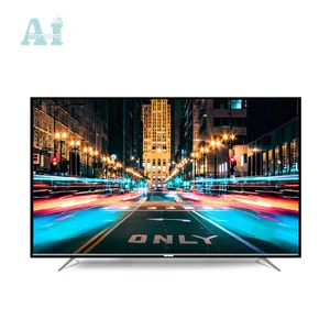 70 pouces UHD 4K Miroir Design Ultra-Mince Smart LED TV Android 9.0 Verre Trempé NTSC WIFI AV Interfaces FHD Portable Plasma