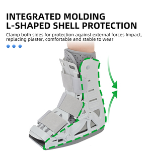 Nhà máy cung cấp trực tiếp y tế Walker <span class=keywords><strong>Boot</strong></span> cho mắt cá chân gãy xương phục hồi chức năng <span class=keywords><strong>Inflatable</strong></span> túi khí trị liệu nguồn cung cấp - Product Image 4