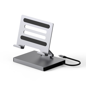 Hub de port USB de type C Multiport 9 en 1 Splitter USB C Hub <span class=keywords><strong>Adaptateur</strong></span> pour ordinateur portable iPad Air/<span class=keywords><strong>Pro</strong></span> Stand Holder - Product Image 2