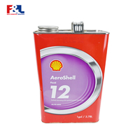 Orijinal AeroShell Fluid 12 Sentetik Ester Havacılık Yağlayıcı Yağı, 1 GAL/Varil, Geniş Sıcaklık Aralığı ve Düşük Uçuculuk