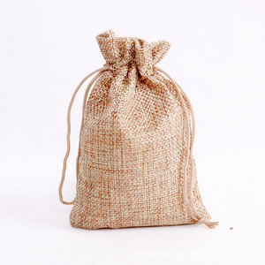 Pochette cadeau en <span class=keywords><strong>jute</strong></span> recyclable 7*9 <span class=keywords><strong>pas</strong></span> chère avec cordon de serrage, disponible en 10 couleurs et avec logo personnalisé pour usage domestique - Product Image 2