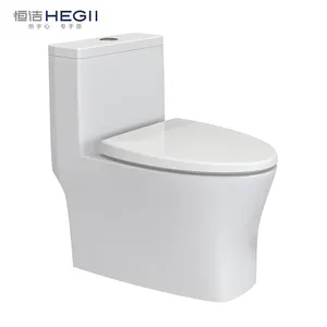 Hepii Perlengkapan Sanitasi Kualitas Tinggi, Perlengkapan Toilet Hemat Air Toilet Commode Modern S Perangkap Satu Buah Mangkuk Toilet Keramik untuk Kamar Mandi