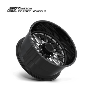 Rines de Aluminio Forjado Super Single para Camioneta, 20-30 Pulgadas, Negro Brillante con Borde Mecanizado, 6x139.7, Personalizables, Estilo SRW American Force Wheels - Product Image 3