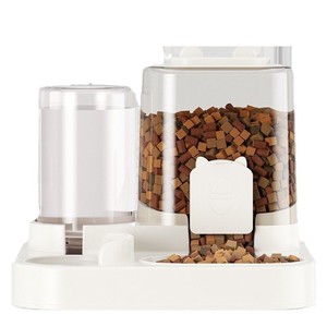 เครื่องจ่ายอาหารและน้ำสำหรับแมว ความจุขนาดใหญ่ 2 in 1 สำหรับสุนัขและแมว - Product Image 5