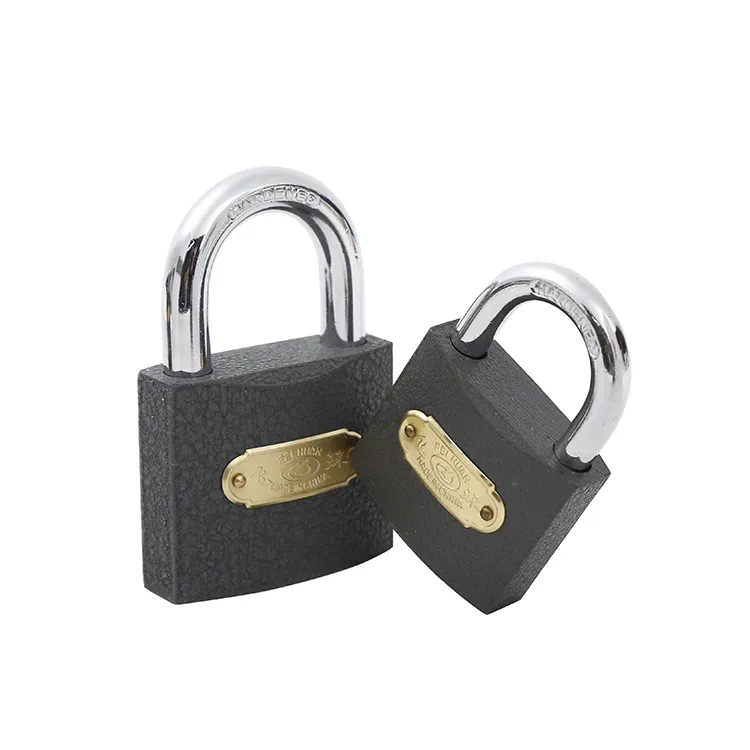 Heavy duty High quality Top Security Hardened Solid Steel Padlock 20mm to 75mm Grey Iron PadLock