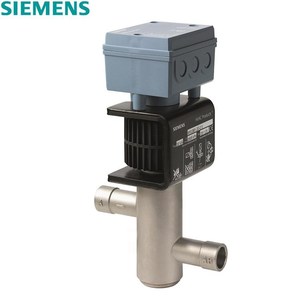 Vanne solénoïde Siemens MVL661.15-0.4 en acier inoxydable avec actionneur électrique pour systèmes CVC de réfrigération, pièces à montage au sol - Product Image 1