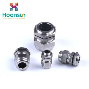 HOONSUN stainless steel cable glands metal brass gland connector IP68 waterproof cable glands
