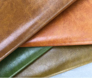 Cuir synthétique PVC en cuir <span class=keywords><strong>Crazy</strong></span> Horse à double couleur assortie pour siège de voiture, sac à main, bagages, produits en cuir, tissu en gros - Product Image 5