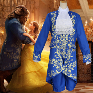 <span class=keywords><strong>Disfraz</strong></span> de Cosplay de la Bella y la <span class=keywords><strong>Bestia</strong></span>, <span class=keywords><strong>Disfraz</strong></span> de Príncipe Adam para Hombre, Uniforme para Fiesta de Carnaval de Halloween - Product Image 2