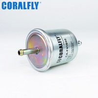 Filter Bahan Bakar Mobil Berkualitas Tinggi Coralfly 16400-41B00 CA-F41B00 BF1104 16400-F5100 WK66 GF600 untuk NISSAN