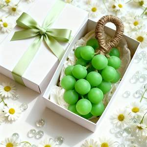 Hanging Grape <b>Soap</b> Handmade Natural Fruit Shaped <b>Soap</b> Moisturizing Decorative Bath <b>Soap</b> Wedding Favors Gift Bulk Wholesale OEM - Product Image 4