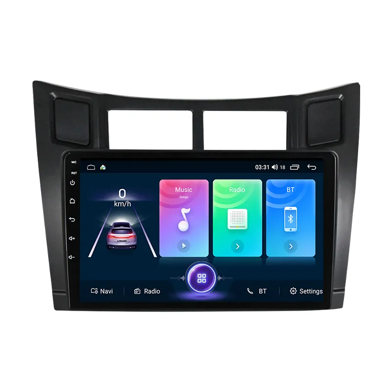 4 Core 9" For Yaris XP90 2005 - 2012 Android Auto Car Radio Touch Screen DVD Multimedia Player