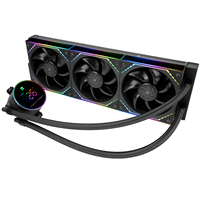 Refroidisseur de processeur liquide Thermalright Frozen Magic 360 Digital ARGB BLACK V2 avec écran intelligent, ventilateurs 2000 RPM pour LGA1700 AM5
