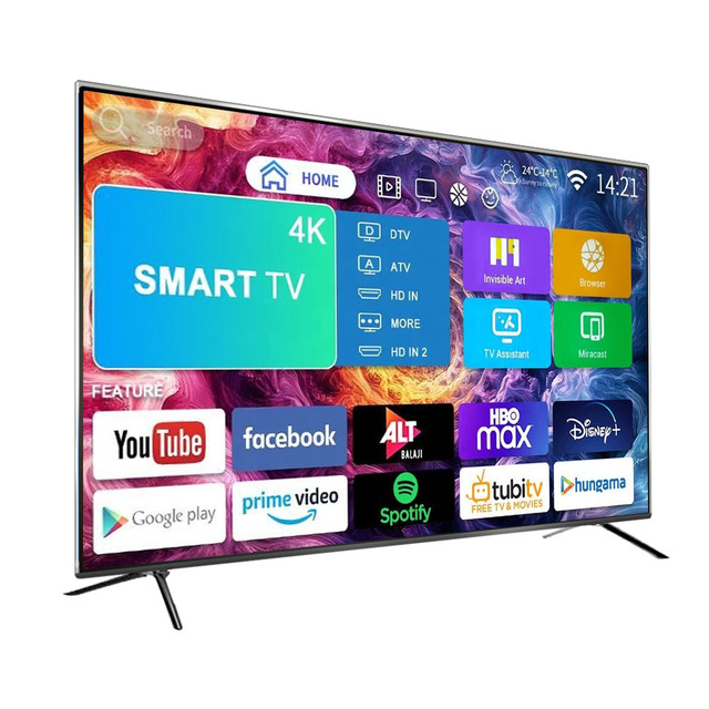 55 Inch Ultra Thin 4K UHD Android Smart LED Television for Modern Home Entertainment Living Room Smart Oled Android Televisions