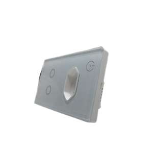 Enchufe inteligente de vidrio templado Tuya Zigbee, 3 conjuntos de interruptores táctiles de luz, compatible con Alexa y Google, hogar inteligente, IP20, Brasil, WiFi - Product Image 4