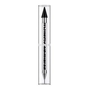 Stylo à cire pour strass, outil de pose de cristaux, outil de pose de clous pour nail art, outil de pose de points, outil de perçage DIY, double tête en plastique, 1 pièce, 3 ans - Product Image 3