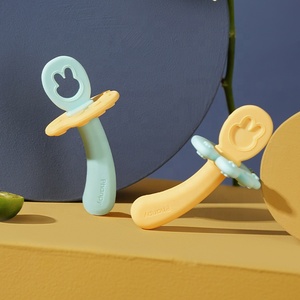 Phanpy-cuchara de silicona para bebé, utensilios de <span class=keywords><strong>precuchara</strong></span> irrompibles para entrenamiento infantil, <span class=keywords><strong>precuchara</strong></span> de punta suave - Product Image 6