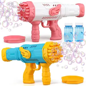 Bubble Gun 32 Holes Bubble Machine Gun Toy Bubble Bazooka Gun Toys for Kids Best Birthday Easter Christmas Party Gifts