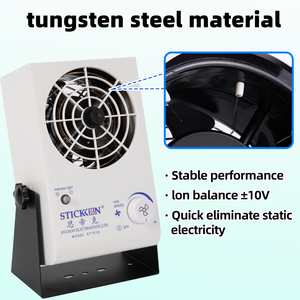 ST101S ABS Plastik Masaüstü AC İyon Jeneratörü, Elektronik Cihazlar için Fanlı Elektrik İşitme Önleyici - Product Image 4