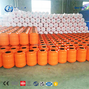 Anti-collisione prova rotante barriera di sicurezza del rullo di sicurezza per curvatura stradale barriere di traffico in plastica - Product Image 3