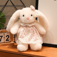 Peluche Lapin Mignonne à Longues Oreilles pour Décoration de Chambre et Maison, Jouet en Peluche Simulé et Moelleux, Vente en Gros Disponible